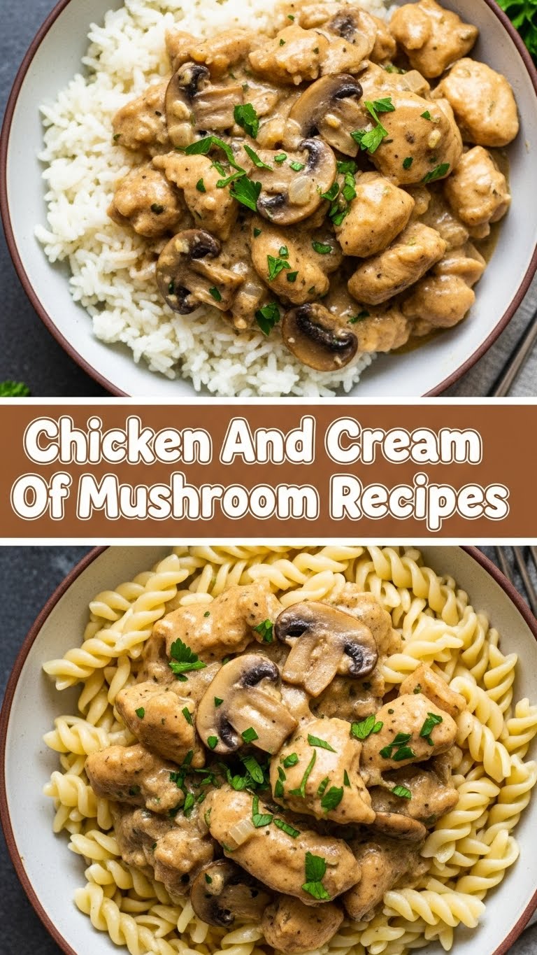 Chicken And Cream Of Mushroom Recipes