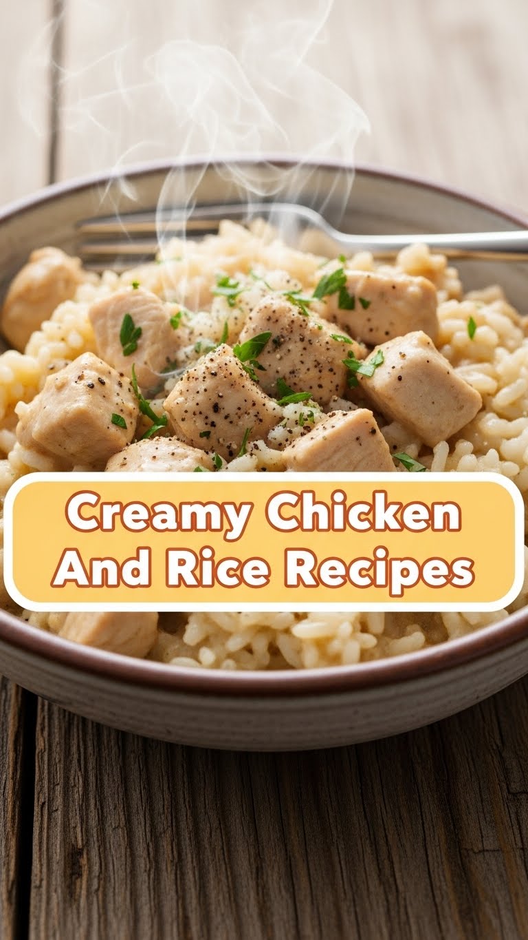 Creamy Chicken And Rice Recipes