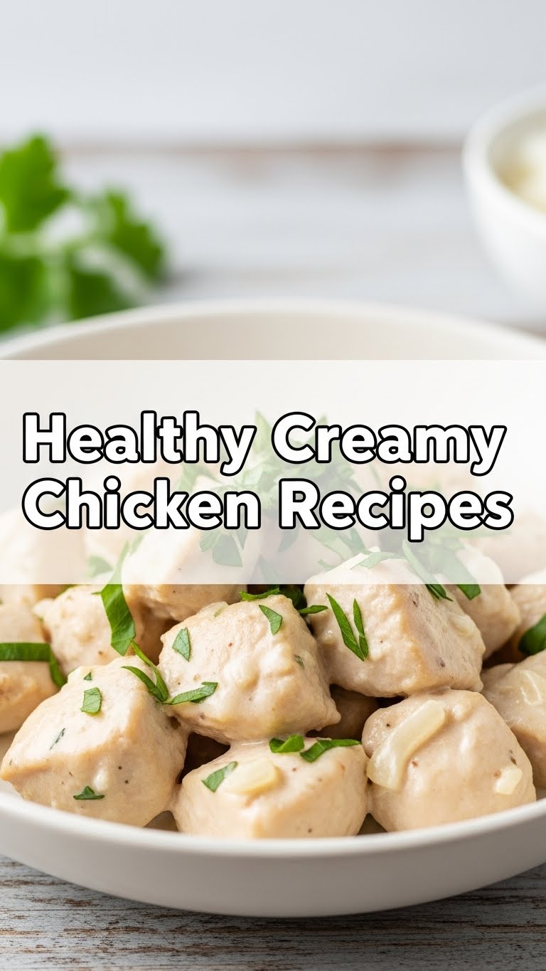Healthy Creamy Chicken Recipes