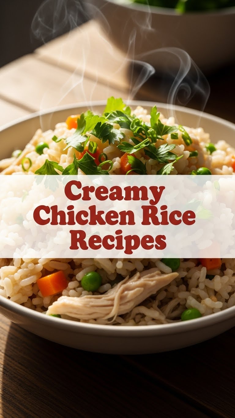 Creamy Chicken Rice Recipes