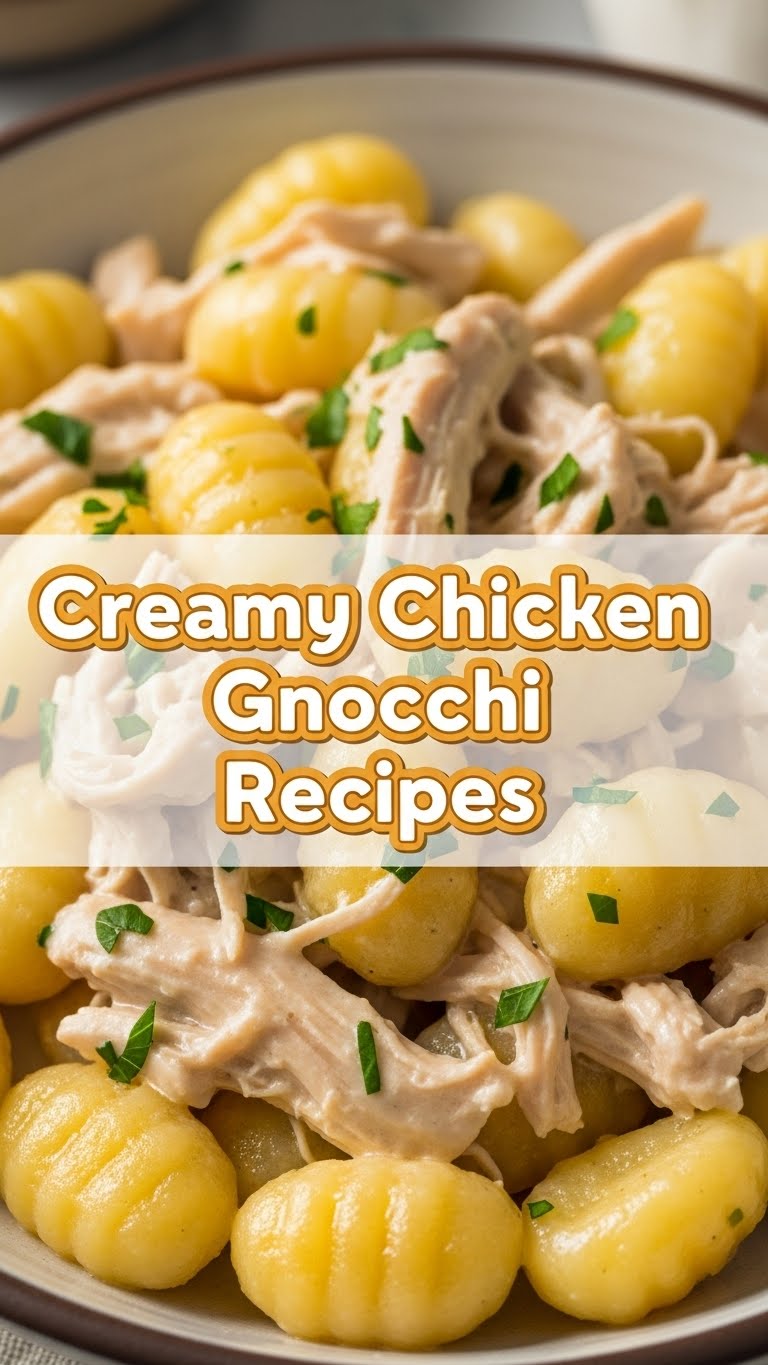 Creamy Chicken Gnocchi Recipes