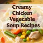 Creamy Chicken Vegetable Soup Recipes