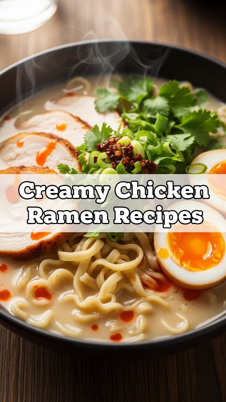 Creamy Chicken Ramen Recipes
