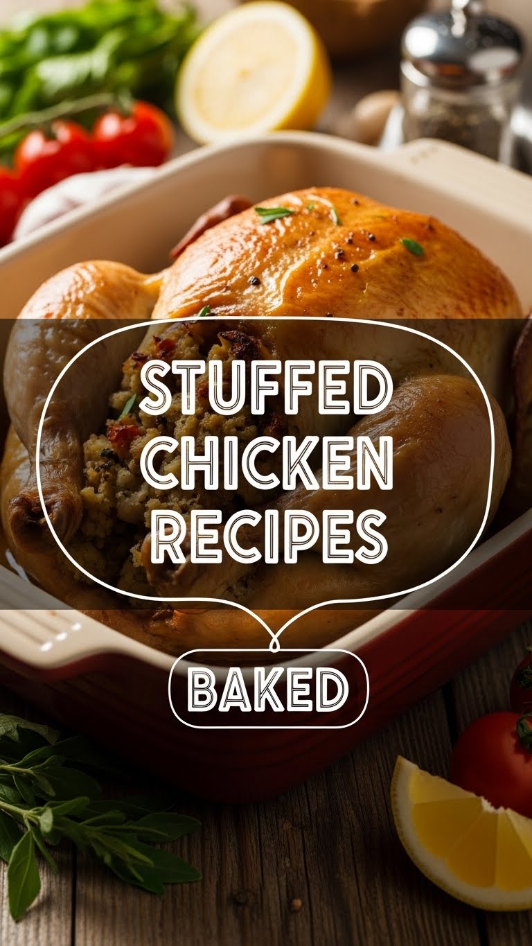 Stuffed Chicken Recipes Baked