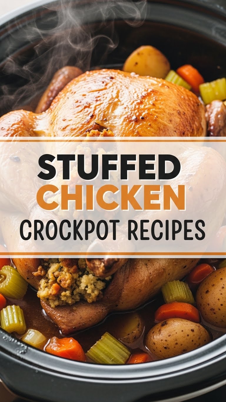 Stuffed Chicken Crockpot Recipes