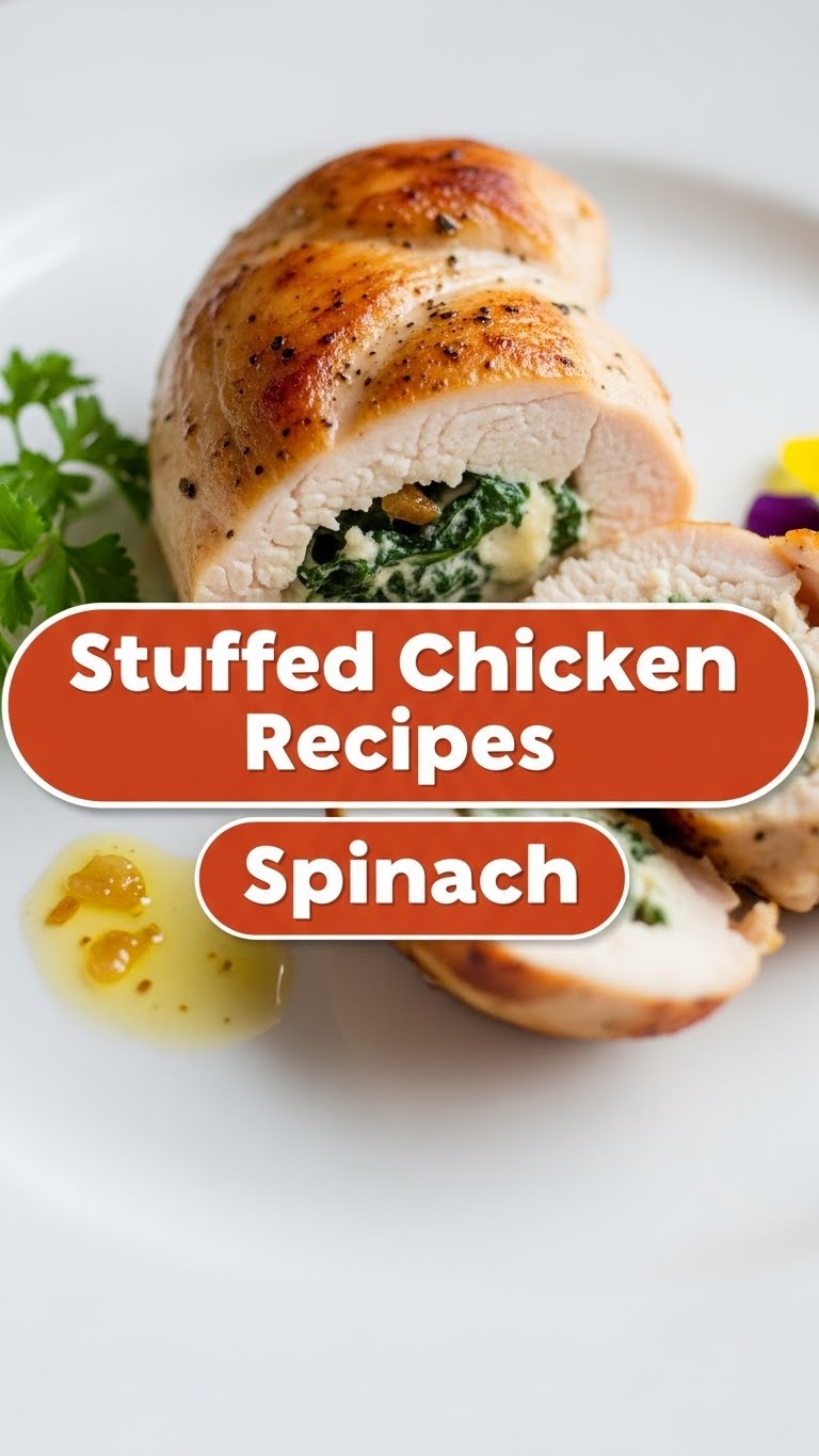 Stuffed Chicken Recipes Spinach