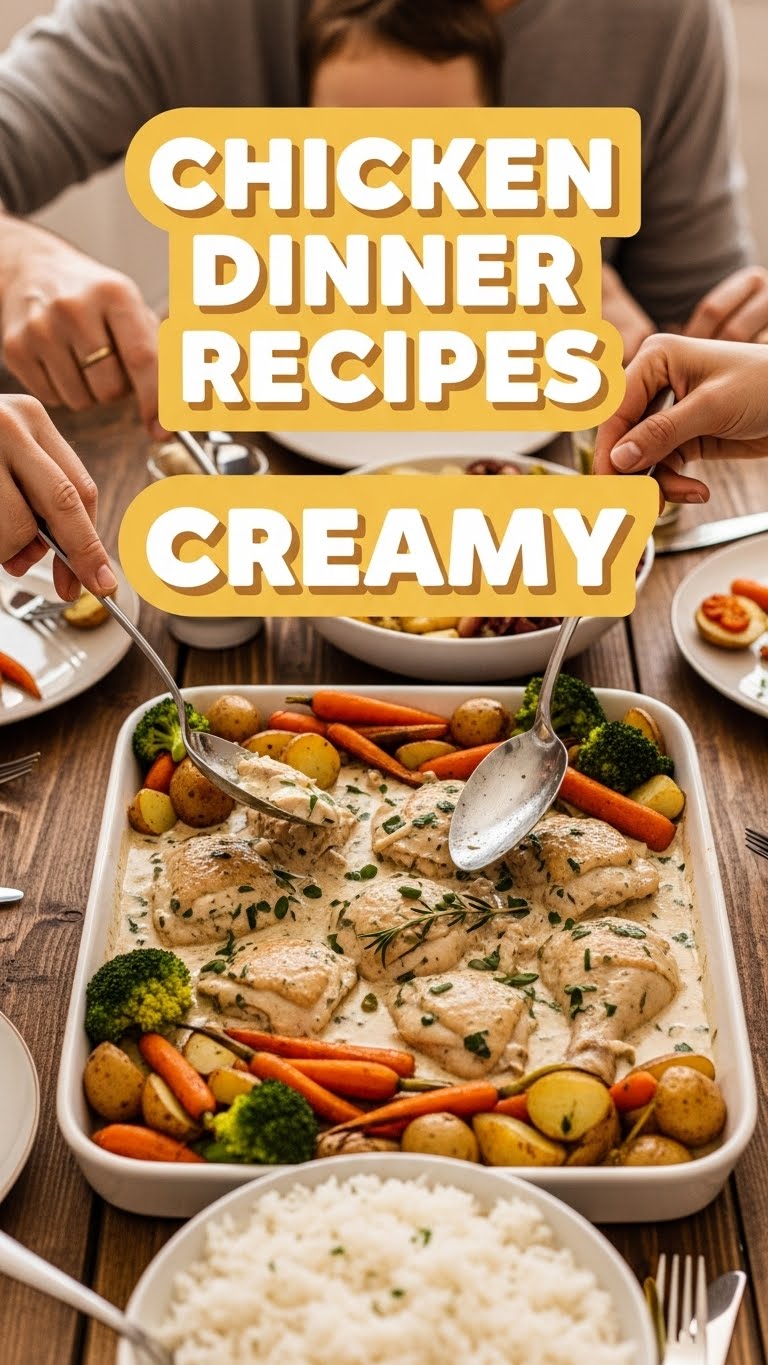 Chicken Dinner Recipes Creamy