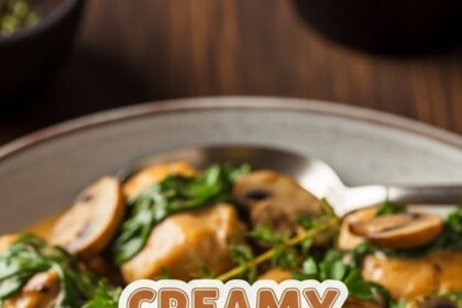 Creamy Chicken Spinach Mushroom Recipes
