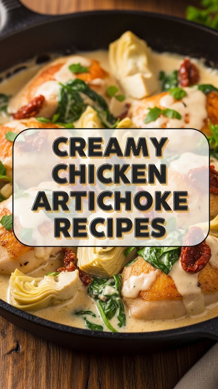 Creamy Chicken Artichoke Recipes