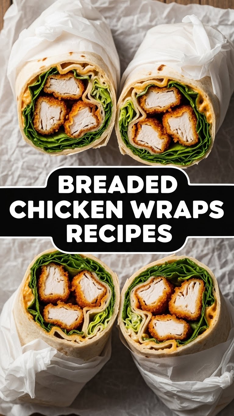 Breaded Chicken Wraps Recipes