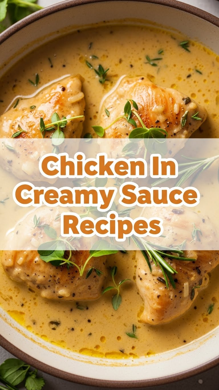 Chicken In Creamy Sauce Recipes