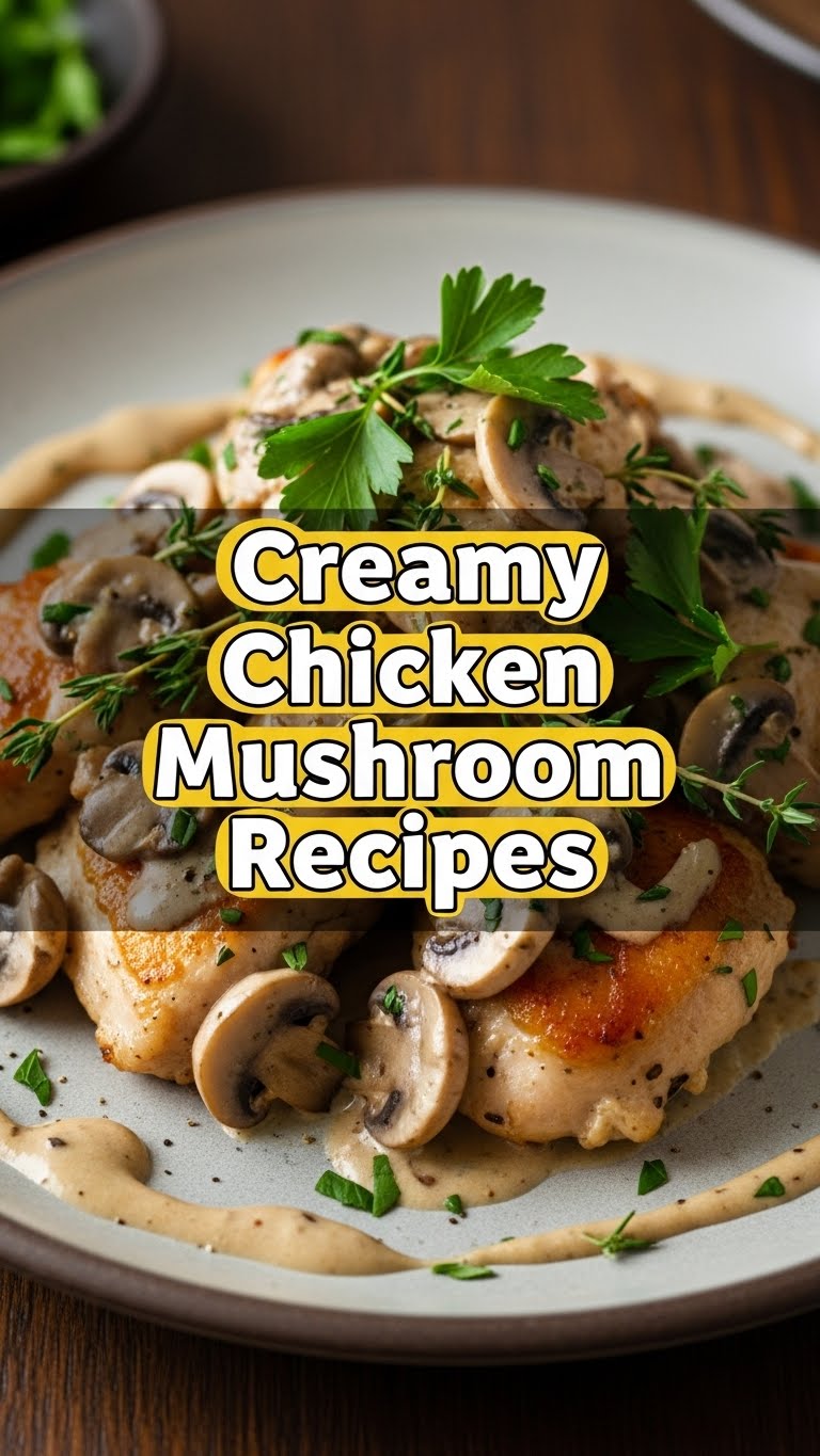 Creamy Chicken Mushroom Recipes