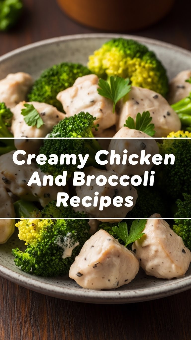 Creamy Chicken And Broccoli Recipes