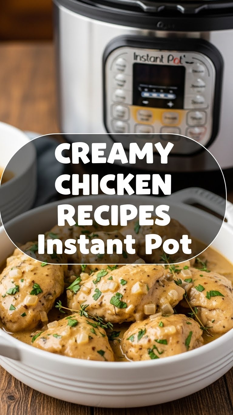 Creamy Chicken Recipes Instant Pot