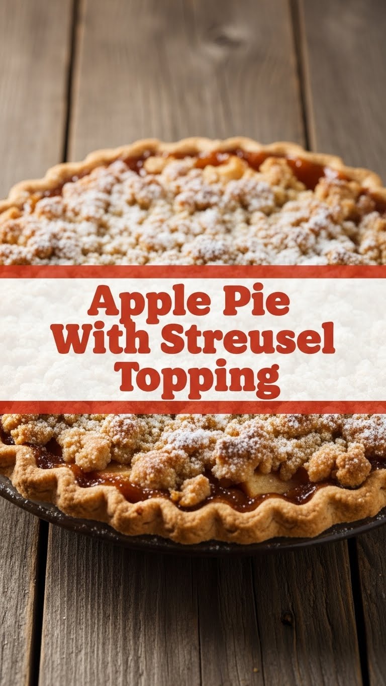 Apple Pie With Streusel Topping