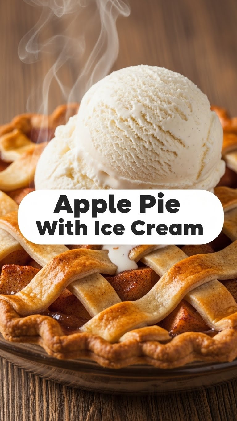 Apple Pie With Ice Cream