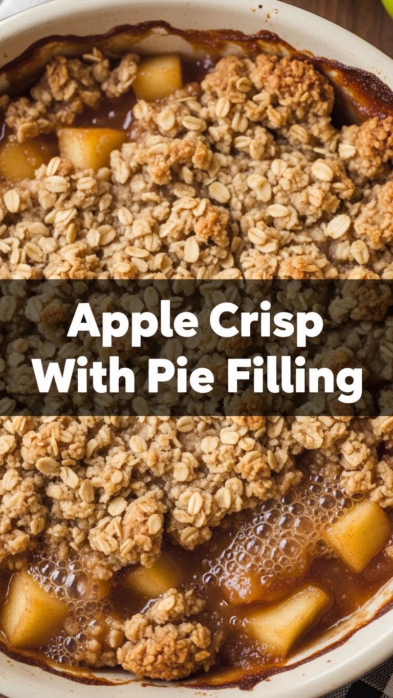 Apple Crisp With Pie Filling