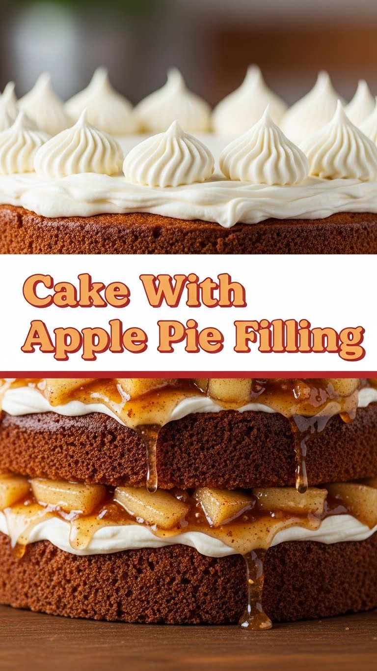Cake With Apple Pie Filling