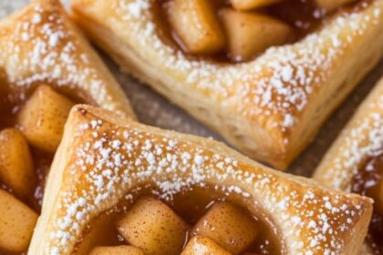 Puff Pastry With Apple Pie Filling