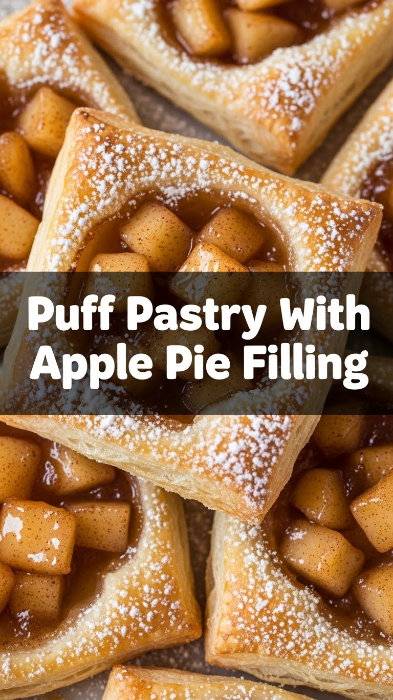 Puff Pastry With Apple Pie Filling