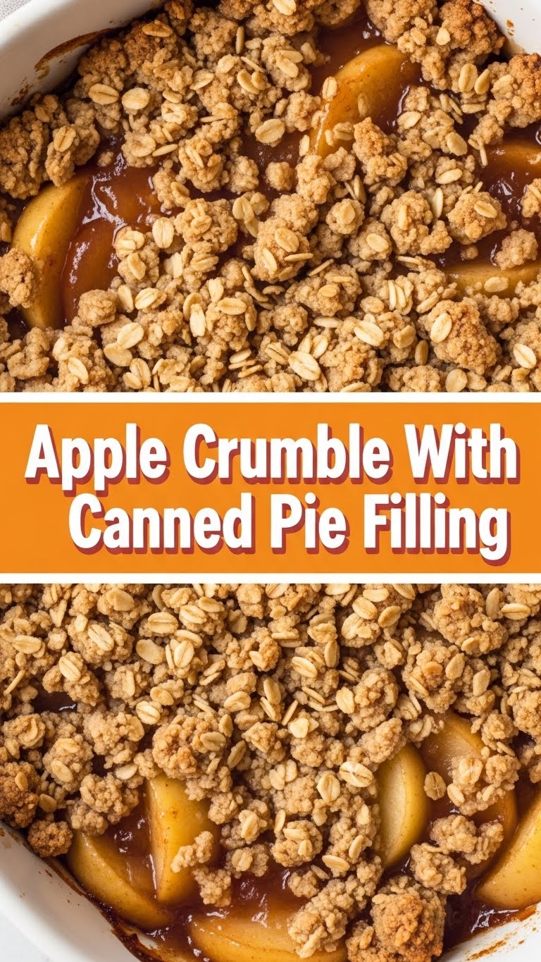 Apple Crumble With Canned Pie Filling