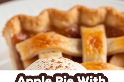 Apple Pie With Vanilla Ice Cream