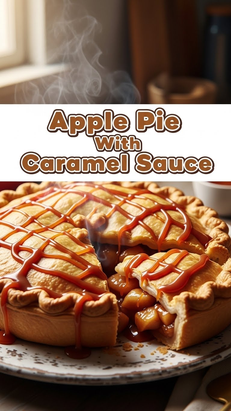 Apple Pie With Caramel Sauce