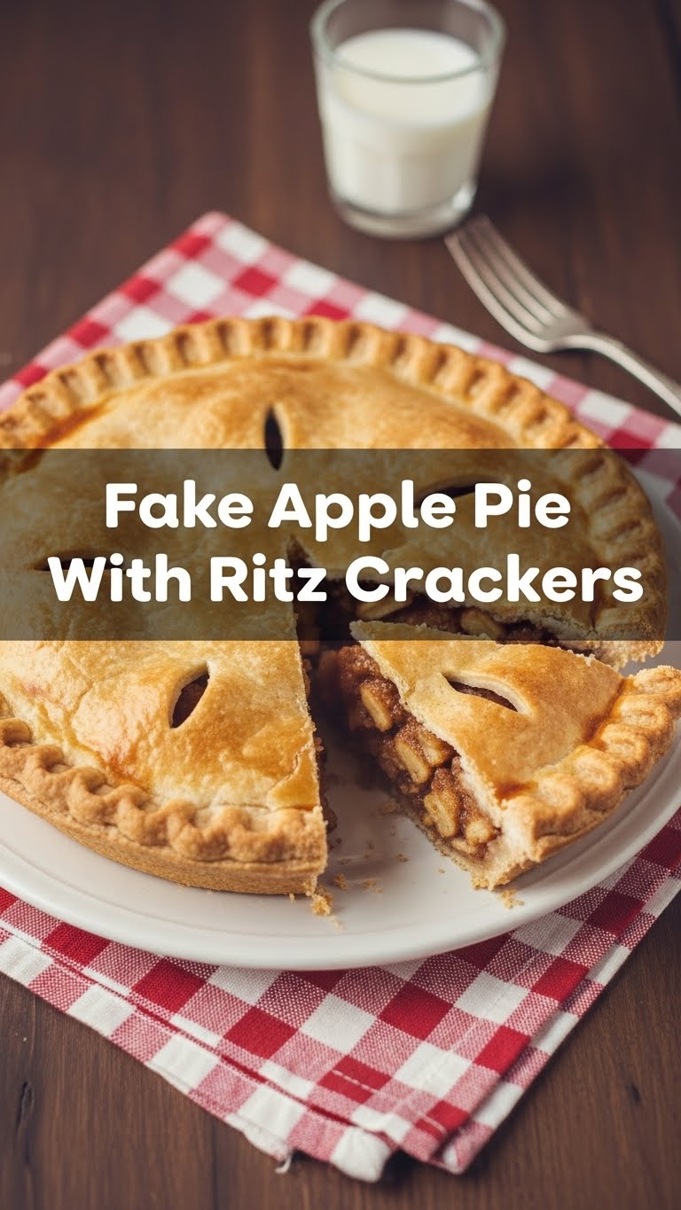 Fake Apple Pie With Ritz Crackers