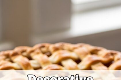 Decorative Apple Pie With Lattice Crust