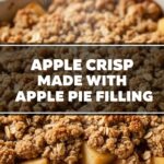 Apple Crisp Made With Apple Pie Filling