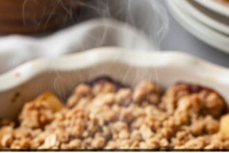 Apple Crisp Made With Apple Pie Filling