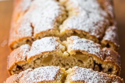 Apple Bread Made With Cake Mix And Apple Pie Filling