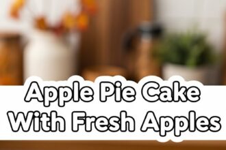 Apple Pie Cake With Fresh Apples