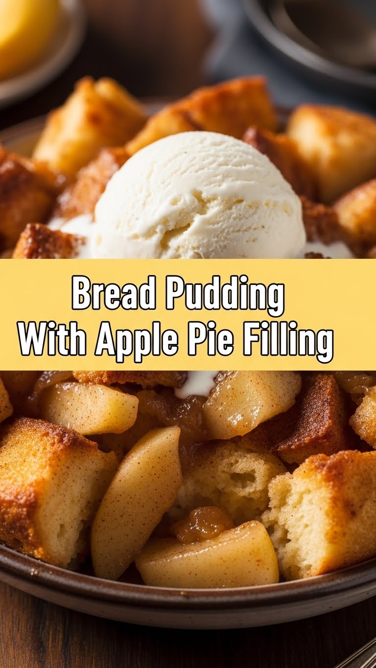 Bread Pudding With Apple Pie Filling