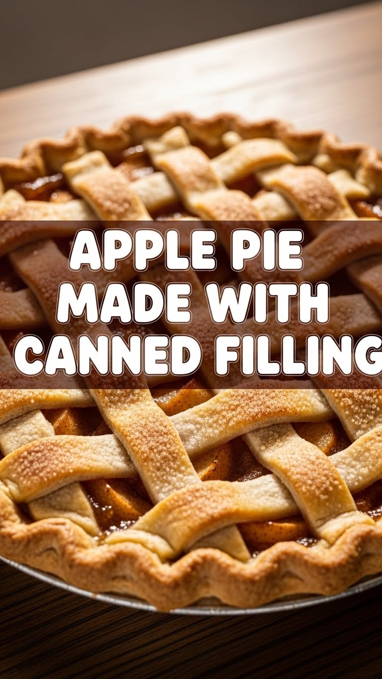 Apple Pie Made With Canned Filling