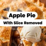 Apple Pie With Slice Removed