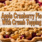 Apple Cranberry Pie With Crumb Topping