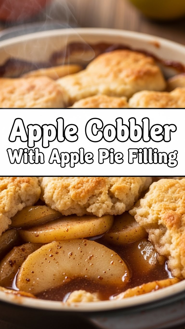 Apple Cobbler With Apple Pie Filling