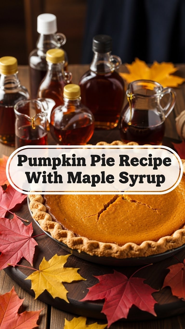 Pumpkin Pie Recipe With Maple Syrup