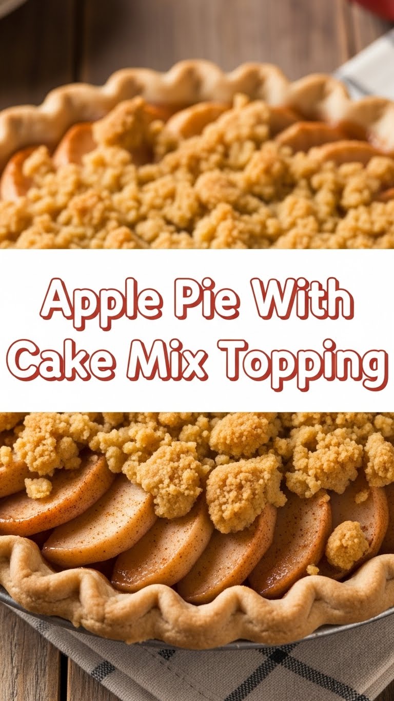 Apple Pie With Cake Mix Topping