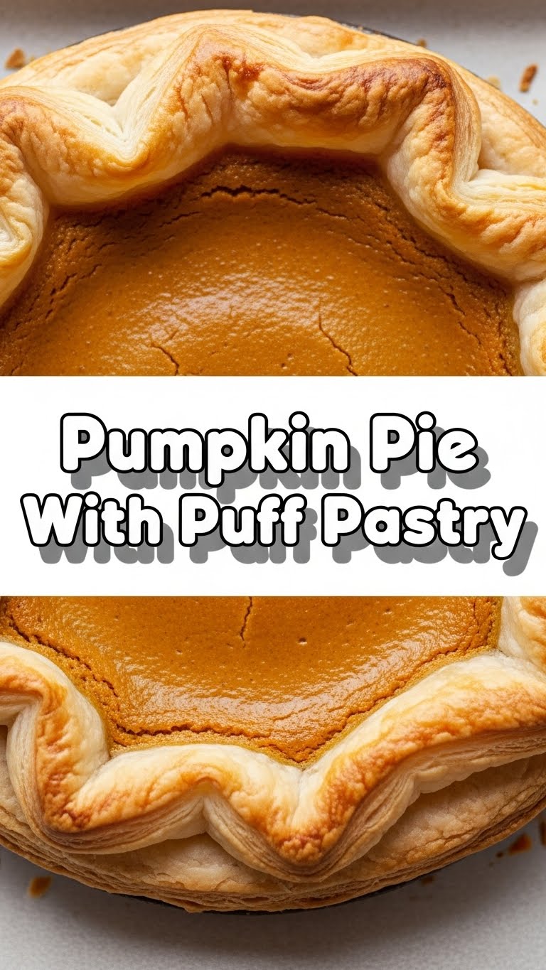 Pumpkin Pie With Puff Pastry