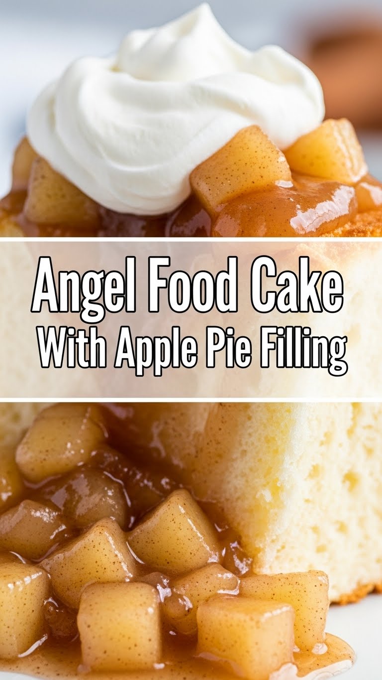 Angel Food Cake With Apple Pie Filling