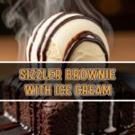 Sizzler Brownie With Ice Cream