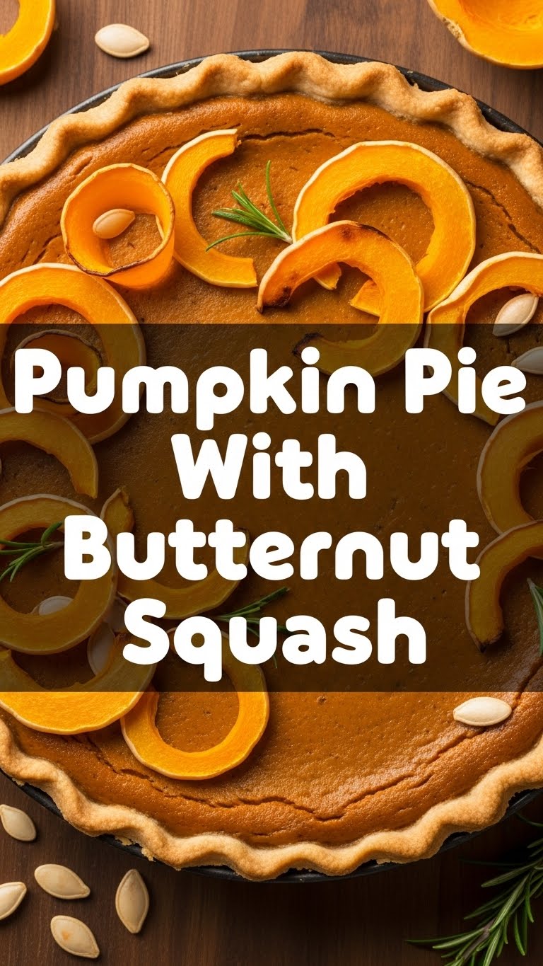 Pumpkin Pie With Butternut Squash