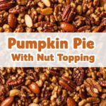 Pumpkin Pie With Nut Topping