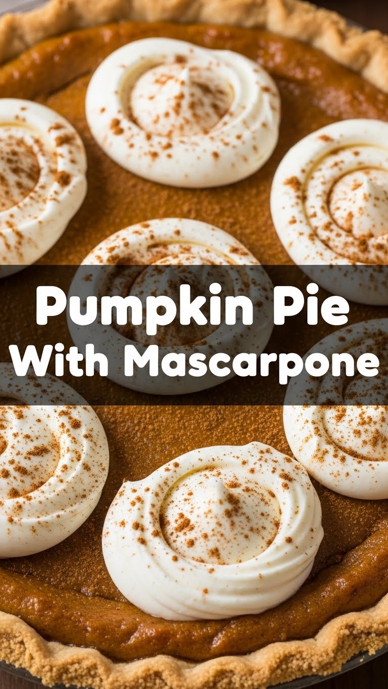 Pumpkin Pie With Mascarpone