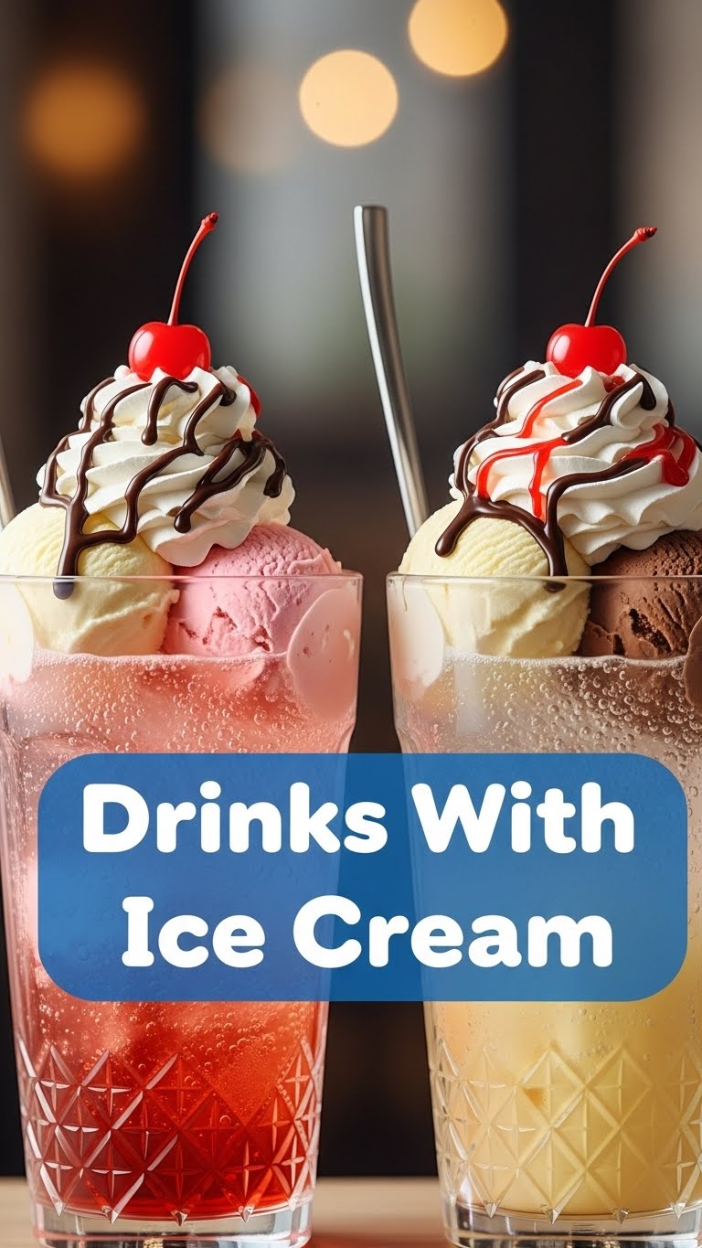 Drinks With Ice Cream