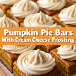 Pumpkin Pie Bars With Cream Cheese Frosting