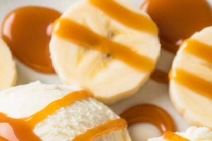 Ice Cream With Bananas