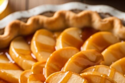 Apple Pie With Caramelized Topping